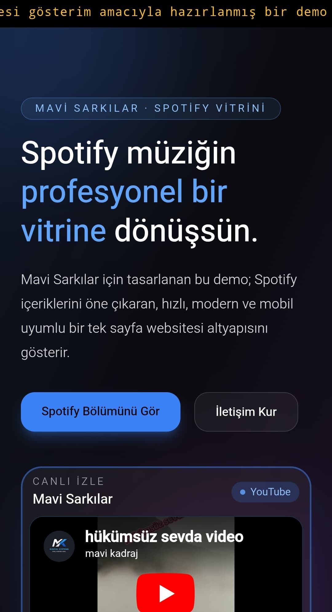 Mavi Şarkılar
